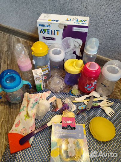 Молокоотсос avent ручной бутылочки avent