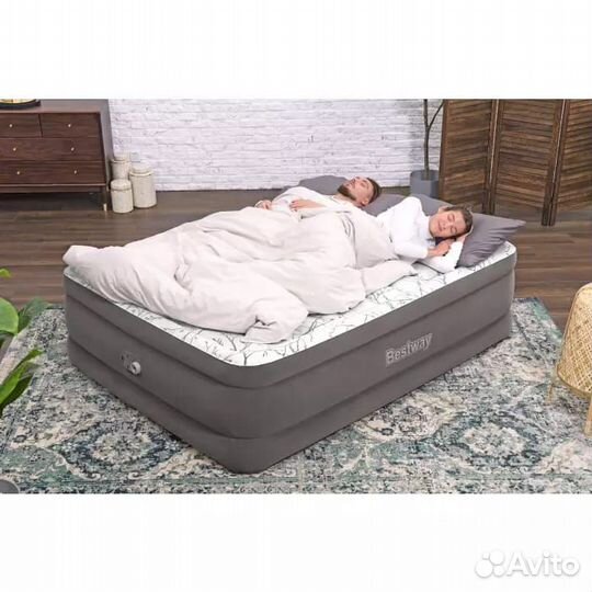 Надувная кровать 152х203х56см 6713E