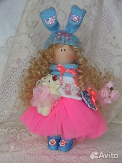 Интерьерные текстильные куклы ручной работы