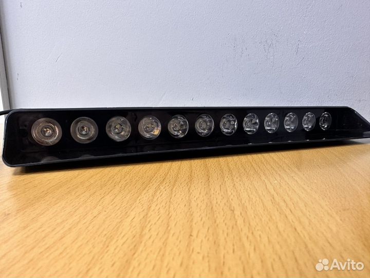 Стробоскоп под лобовое стекло, синий - красны