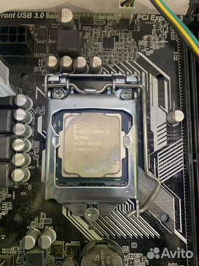 Материнская плата H110M-DVS с процессором i3-7100