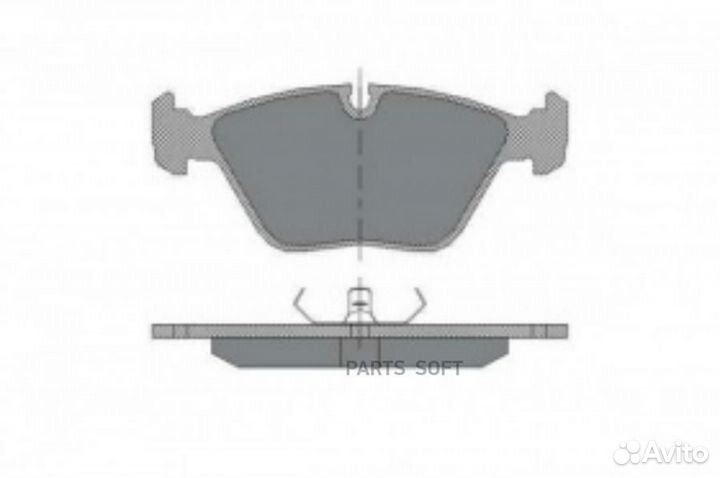 SCT germany SP152 колод. торм.задн. BMW E36 M3/E34/E32/Z3 E36