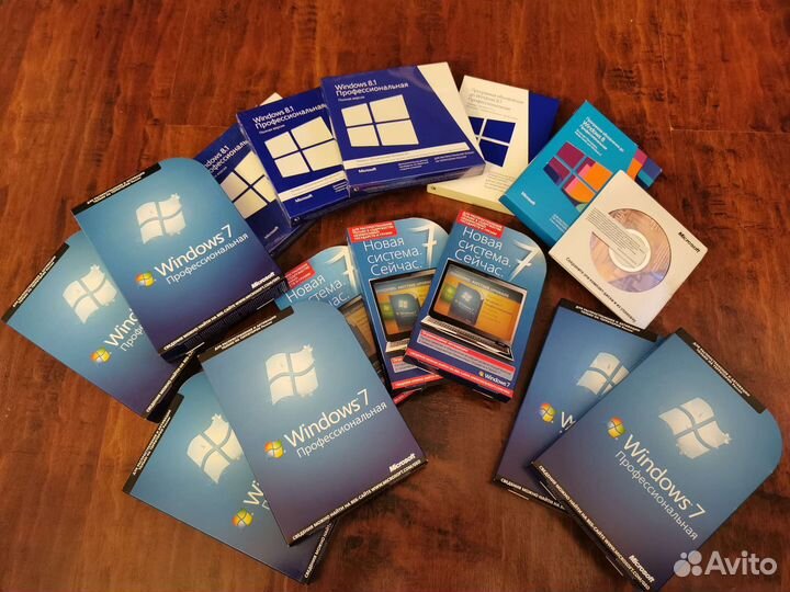 Лицензии Microsoft Windows и Office box и oem
