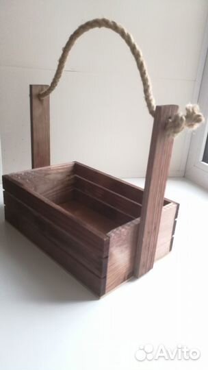 Ящик деревянный подарочный