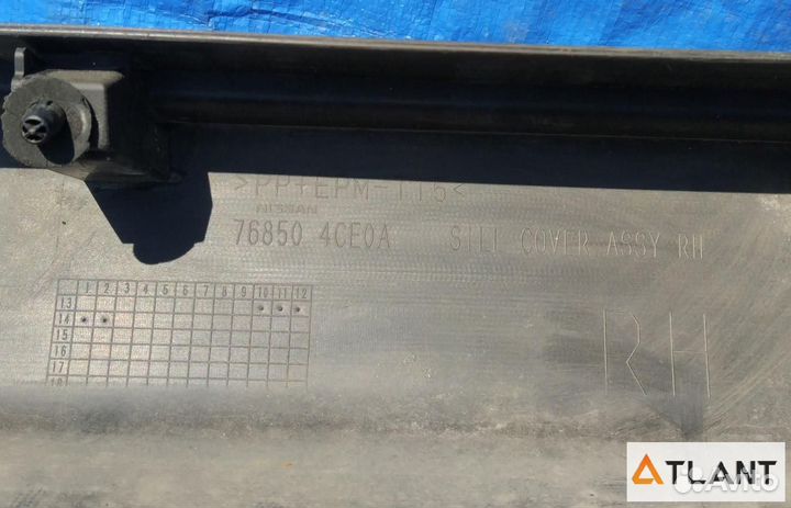 Порог nissan X-trail