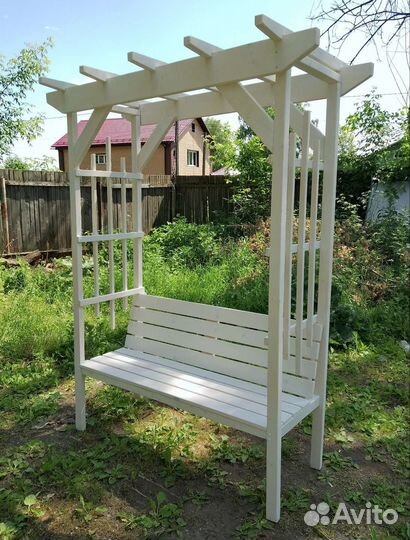 Пергола, шпалера. Арка садовая деревянная