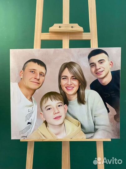 Фото на холсте, Картина на холсте, портрет по фото