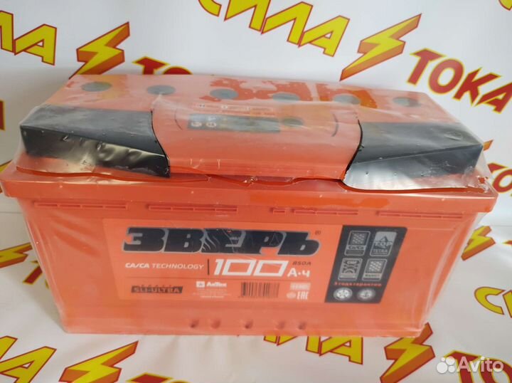 Аккумуляторы Зверь 100А Доставка