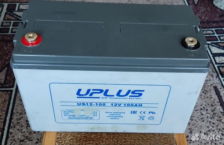 Агм аккумулятор Leoch Uplus 100 ah