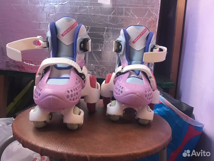 Ролики детские раздвижные reaction 25-28