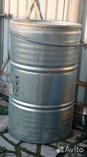 Бочка оцинкованная 200л