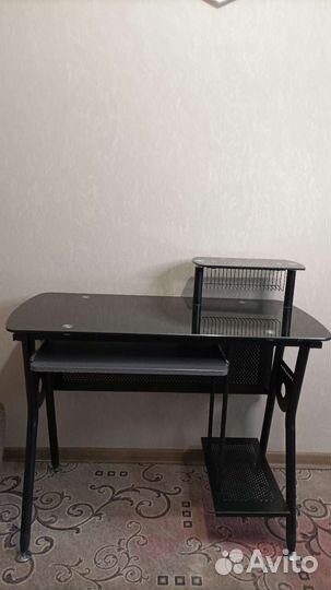 Компьютерный стол стеклянный бу