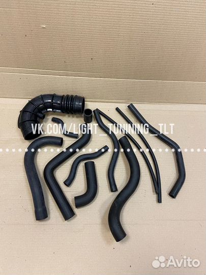 Набор патрубков двигателя 2112 каучук