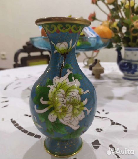 Ваза китайская клуазоне