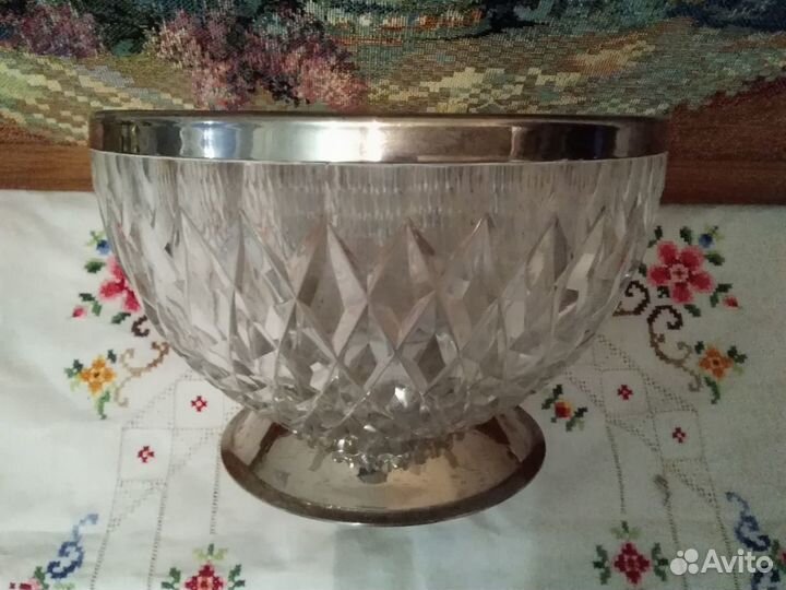 Вазы, салатники хрусталь СССР