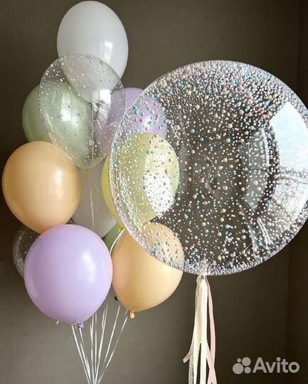 Надуть свои шары гелием, гелевые шары