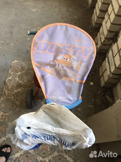 Детский велосипед с ручкой бу