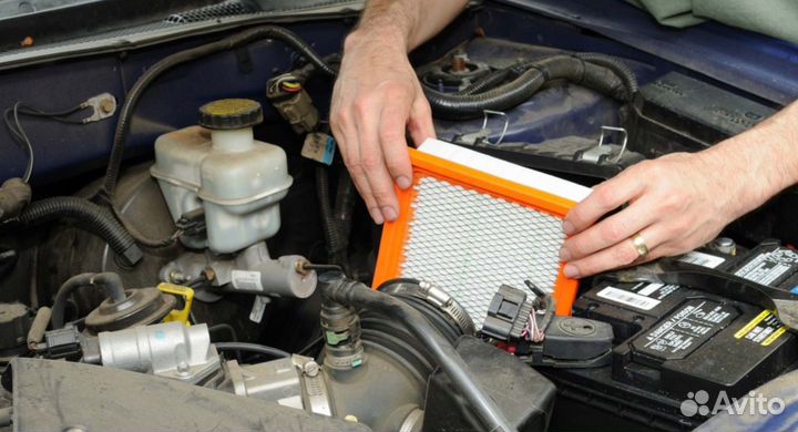 Замена возд. фильтра MB G-Класс AMG 2018-н.в