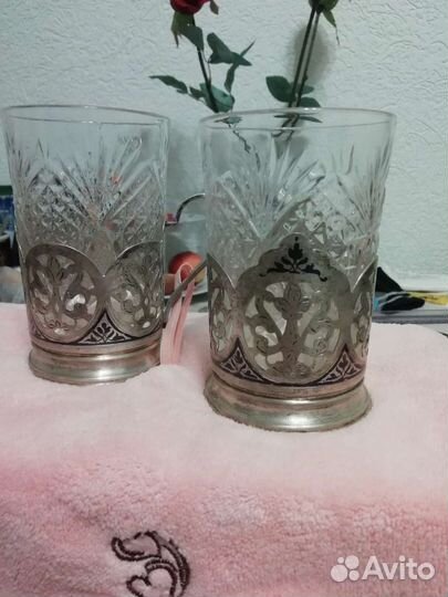 Подстаканник серебряный времен СССР