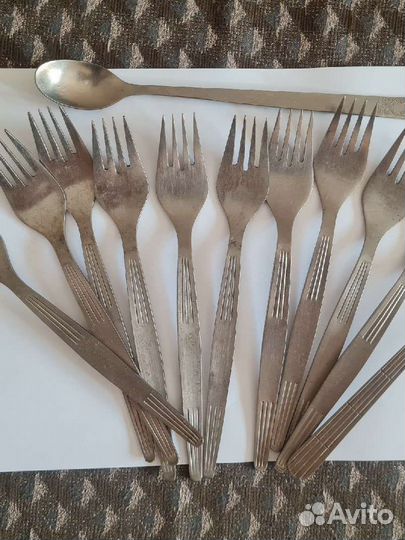 Вилки титан, ложка