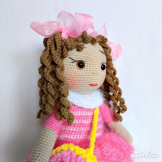 Кукла Вязаная крючком 40 см