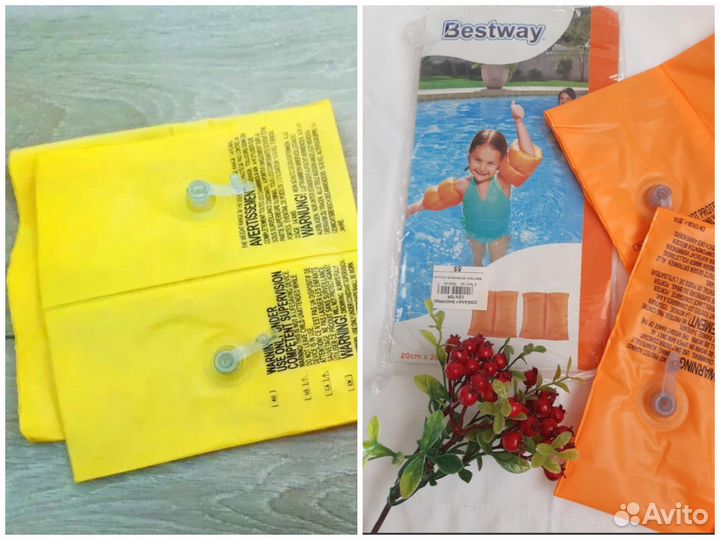 Новые детские нарукавники для плавания 3-6 лет