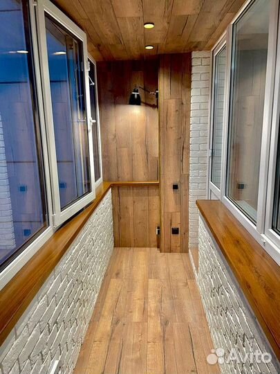 Балконное остекление новое