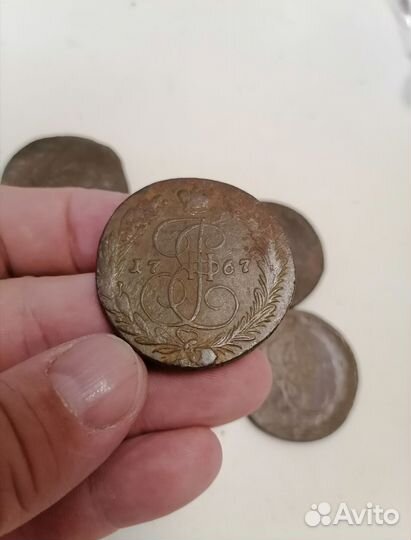 Екатериненские пятаки. Лот 3