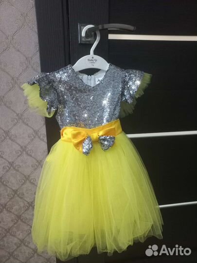 Платье для девочки 92