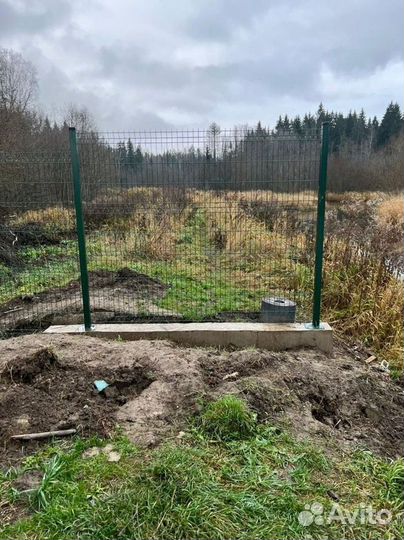 Забор из 3д сетки под ключ