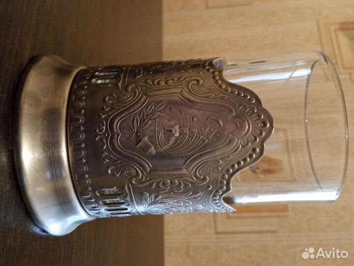 Подстаканники СССР космос со стаканом