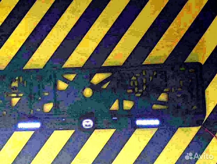 Рамка под номер с подсветкой надписи