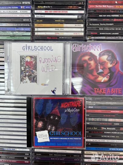 Музыкальные cd диски Girlschool