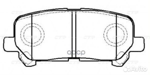 GK0401 колодки дисковые задние Honda Pilot USA