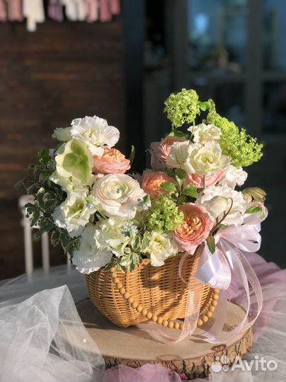 Живые цветы букеты