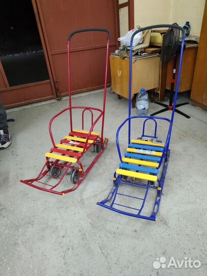 Санки Ника с колесами