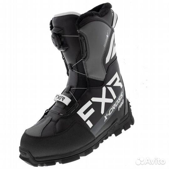 Ботинки FXR X-Cross Pro BOA Black/White 220707-100