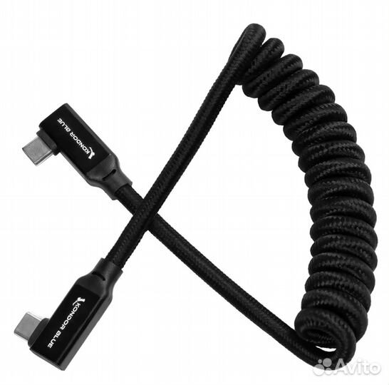 Type-C Right-Angle кабель Kondor Blue