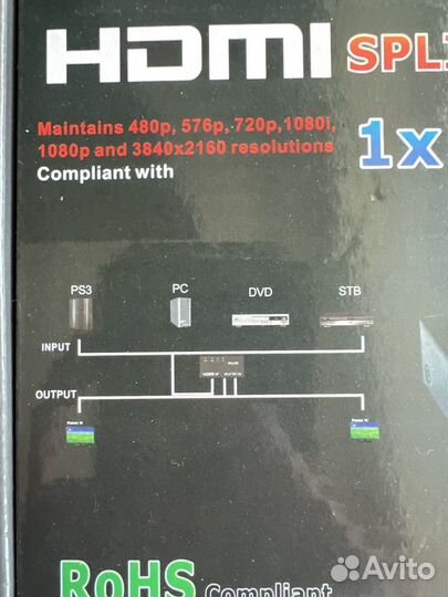 Разветвитель hdmi splitter