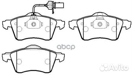 Колодки торм.пер. HP9406 HSB