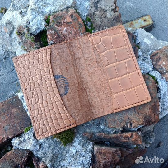 Обложка на паспорт натуральная кожа