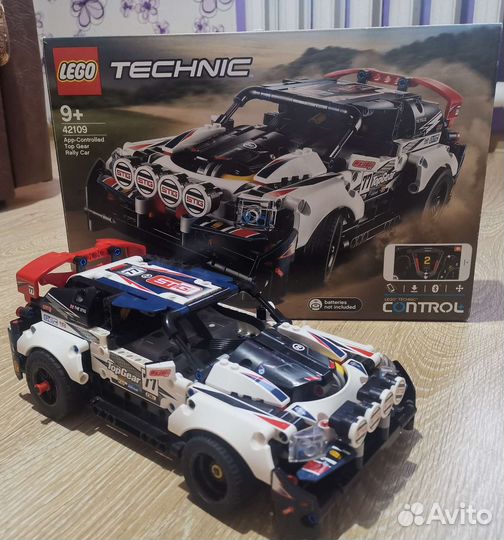 Lego Техник 42109 на пульте управления с телефона