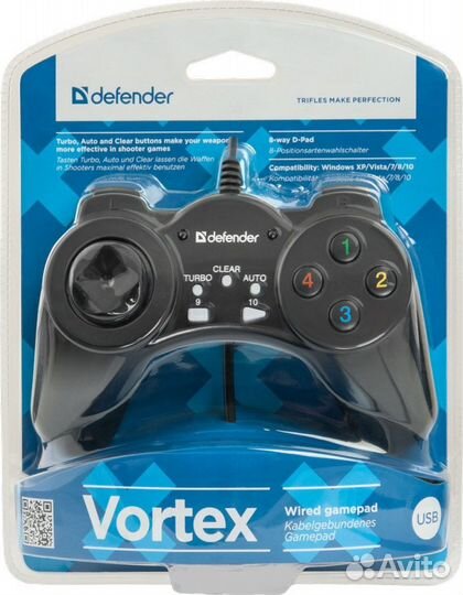 Джойстик Defender Vortex геймпад новый