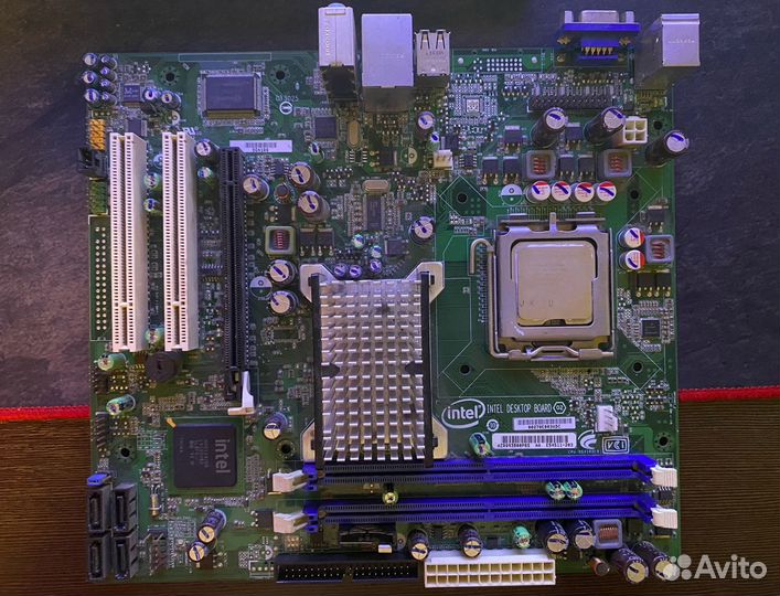 Материнская плата с процессором lntel LGA775