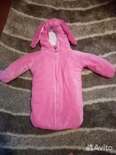 Конверт-комбинезон на выписку для девочки осень зи