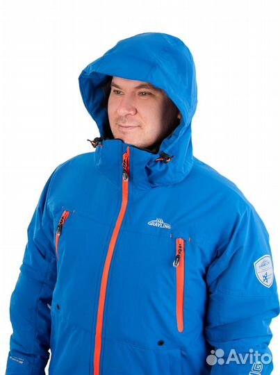 Костюм для рыбалки зимний Магеллан -15, синий-черный, 48-50/182-188