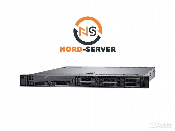 Сервер dell R640 8SFF 2x Gold 6138 384GB