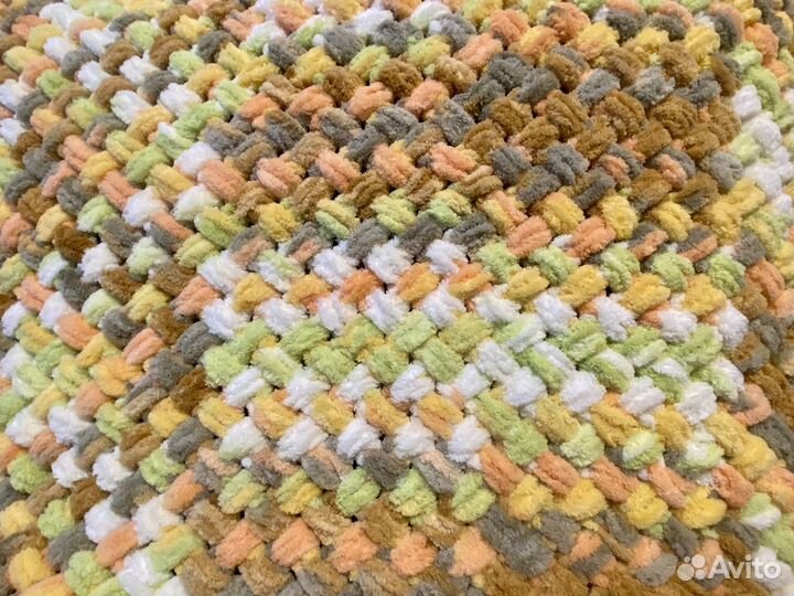 Плед детский вязаный ручная работа