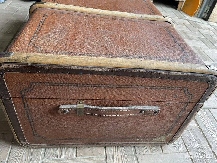 Чемодан каретный Adastra немецкий 1930-40 г