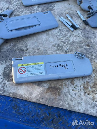 Солнцезащитный козырек volkswagen polo